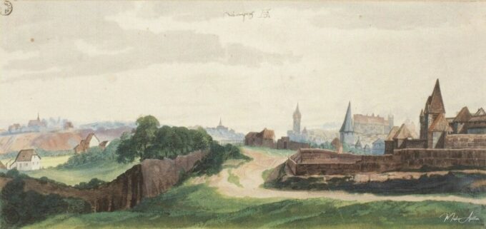 Vue de la ville de Nuremberg d’un ouest – Albrecht Dürer Albrecht Dürer 2
