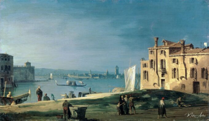 Vue de San Pietro sur l’île de Murano – Giovanni Antonio Canal Giovanni Antonio Canal 2