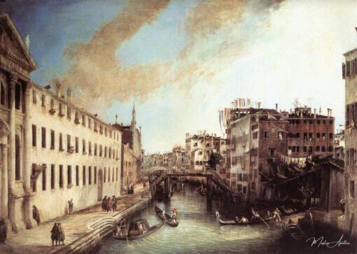 Vue de Venise : Rio dei Mendicanti – Giovanni Antonio Canal Giovanni Antonio Canal 2