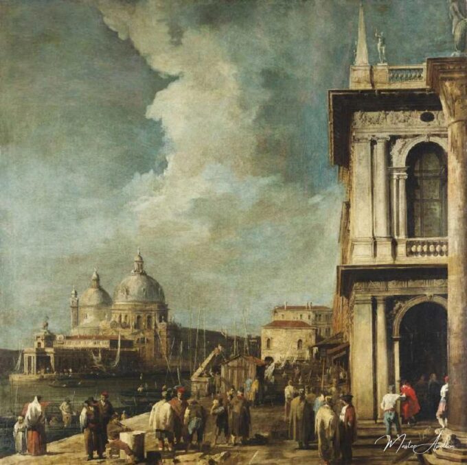 Vue du Piazetta à Venise sur les grand Canal et Sta.Marie della Salute – Giovanni Antonio Canal Giovanni Antonio Canal 2