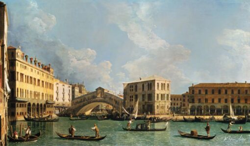 Vue du pont du Rialto, depuis le nord – Canal Giovanni Antonio Giovanni Antonio Canal 2