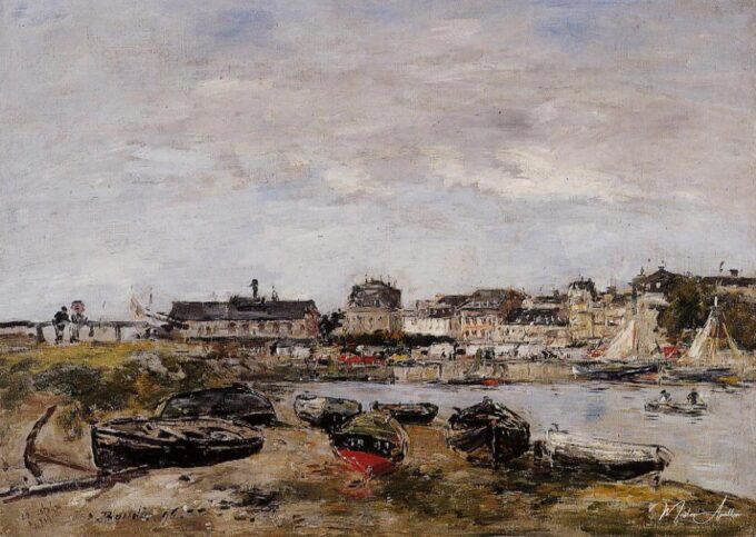 Vue du port, Trouville – Eugène Boudin Eugène Boudin 2