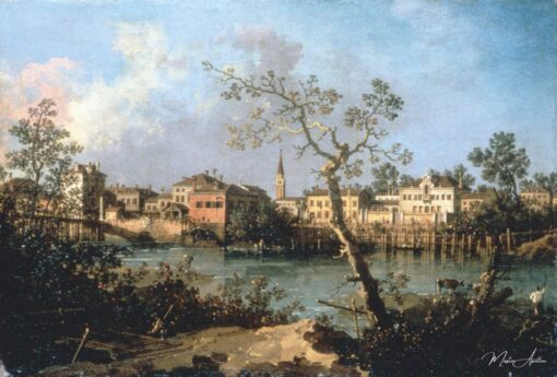 Vue d’une rivière, vers 1754 – Giovanni Antonio Canal Giovanni Antonio Canal 2