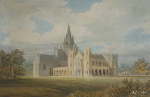 Vue en perspective de l’abbaye de Fonthill depuis le sud-ouest – William Turner William Turner 2