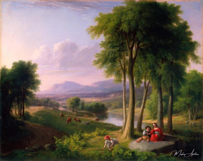 Vue près de Rutland, Vermont – Asher Brown Durand Asher Brown Durand 2
