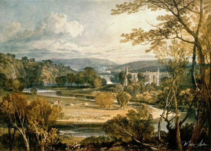 Vue sur Abbaye de Bolton Wharfedale – William Turner William Turner 2