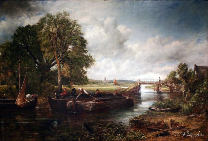 Vue sur la Stour près de Dedham, 1822 – John Constable John Constable 2
