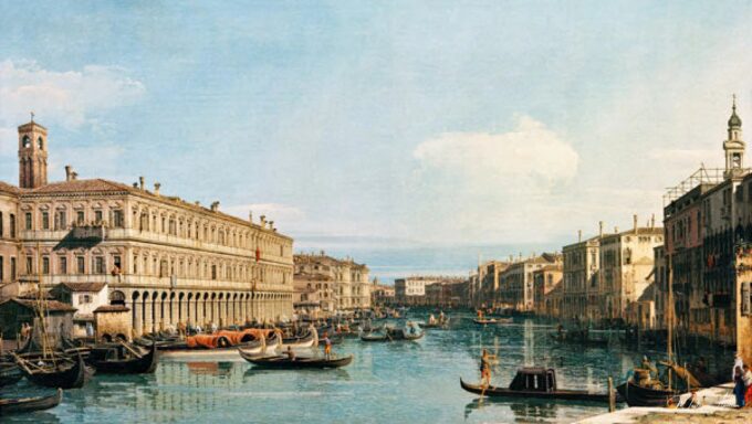 Vue sur le grand canal – Giovanni Antonio Canal Giovanni Antonio Canal 2