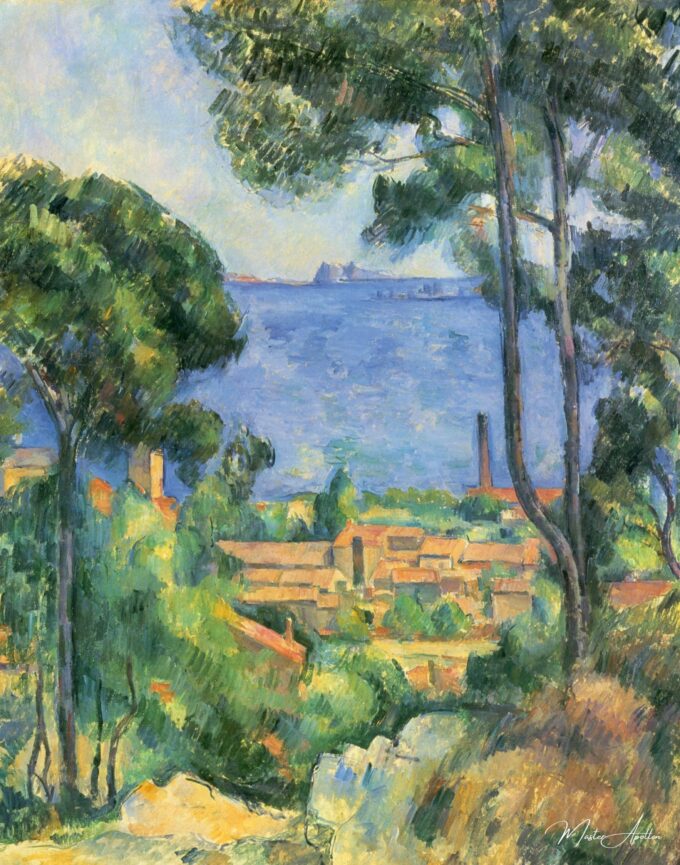 Vue sur l’Estaque et les Châteaux d’If (La mer à l’Estaque) – Paul Cézanne Paul Cézanne 2
