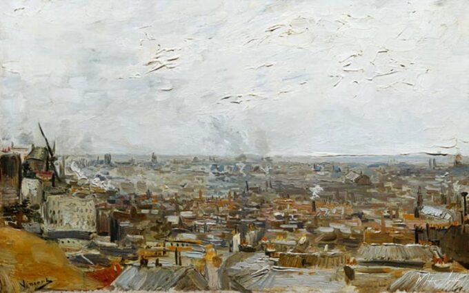 Vue sur Paris de Montmartre – Van Gogh Vincent Van Gogh 2