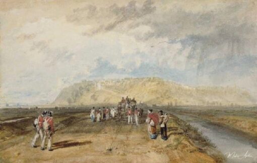 Winchelsea vue de la route de Rye – William Turner William Turner 2