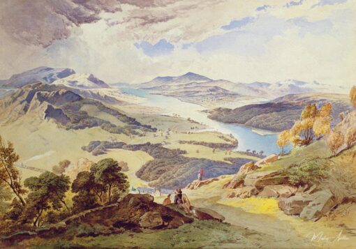 Windermere depuis le sommet d’Ormot – William Turner William Turner