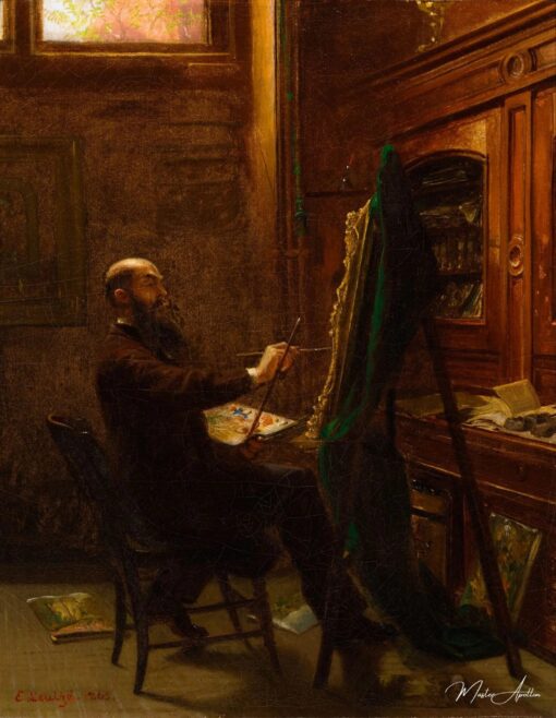 Worthington Whittredge dans son studio de Tenth Street – Emanuel Leutze Emanuel Leutze 2