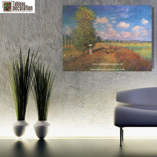 L’été – Champ de coquelicots – Tableau Monet Claude Monet 7