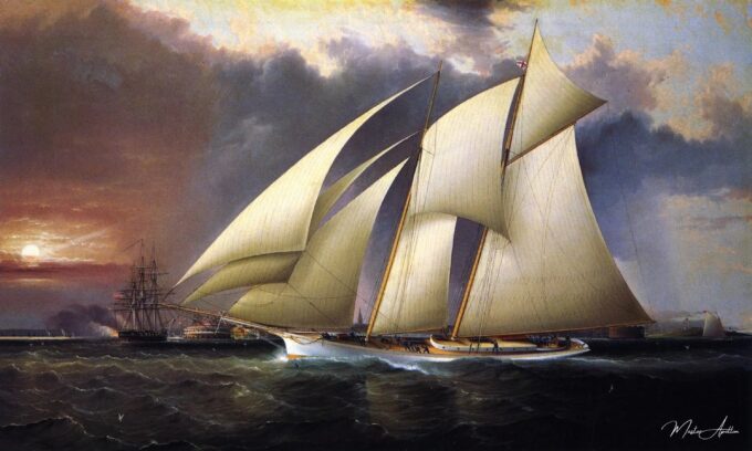 Yacht Magic defends America’s Cup – James E. Buttersworth James E. Buttersworth 2